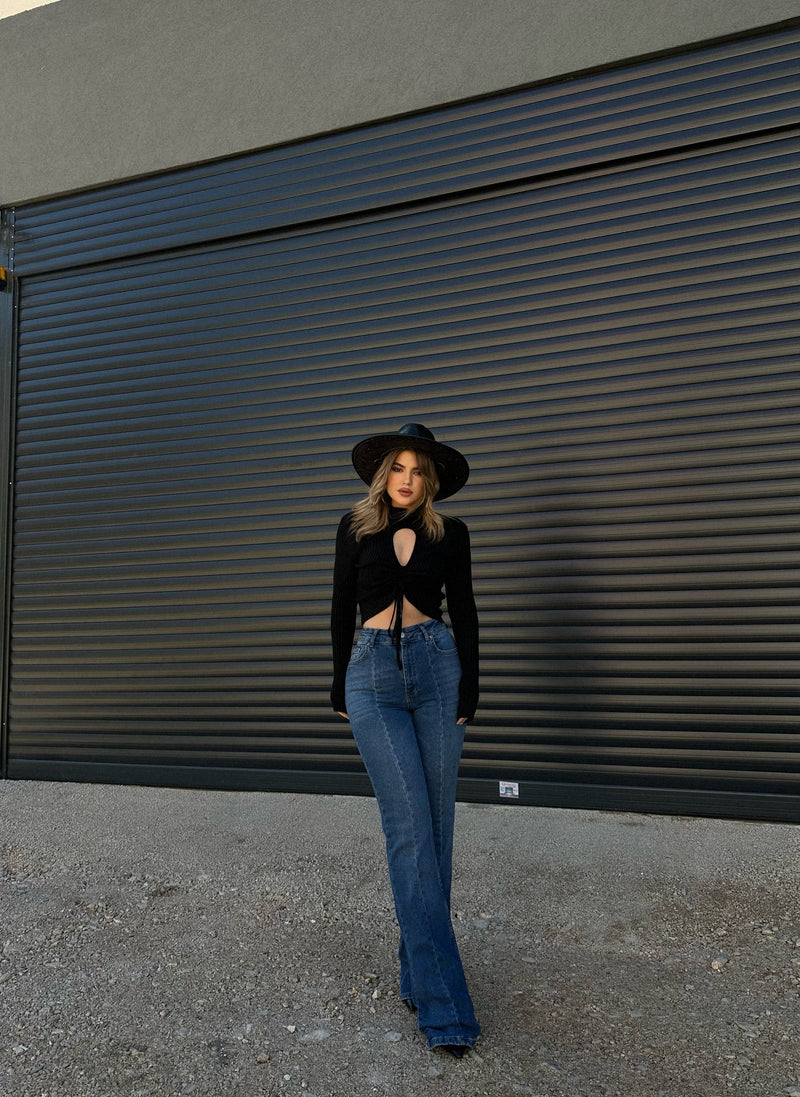 CROP TOP ME LIDHJE PERPARA