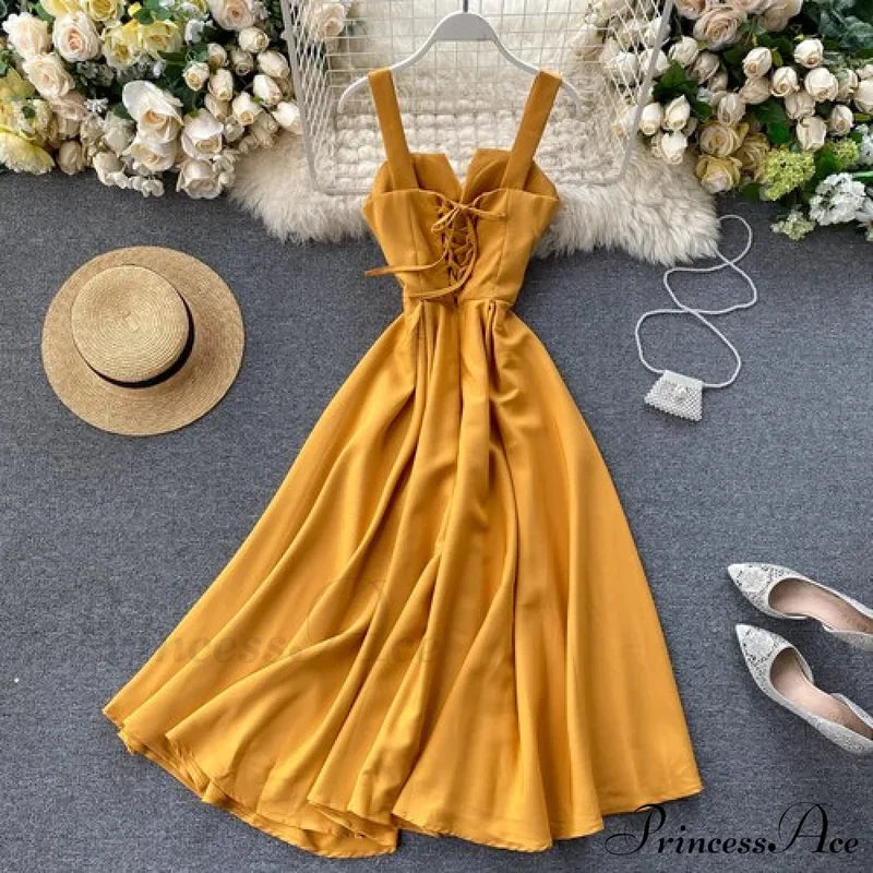 Gown Spaghetti Backless V Women Neck Tank Full-Length Robe Sexy Party Strap Female Long Dresses