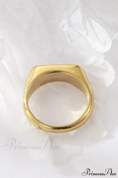Retro Style Stainless Steel Colorful Opal Rings